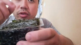 ASMR Trader Joe's Roasted Seaweed With Sea Salt - NO TALKING (Eating Sounds)