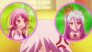 Jibril is really cruel and cute when she scolds people