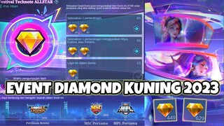 KABAR GEMBIRA EVENT 515 DIAMOND KUNING SEPERTI INI ! BISA BORONG SKIN CUMA 1 DIAMOND