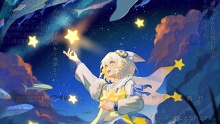 [Painting Process] I'll pick stars down just for you (´∪`●)ゝ☆