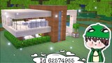 Cách xây nhà hiện đại sinh tồn  (nhà 2) #MiniWorld How to build a beautiful modern house Minecraft