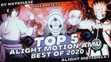 top 5 alight motion amv edits 2020 | alight motion amv