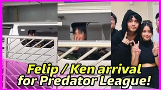 SB19 Ken / Felip arrival, ready for the Ylona Garcia collab, Predator League 2024!