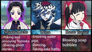 Hobbies of Demon Slayer Characters | Kimetsu No Yaiba |