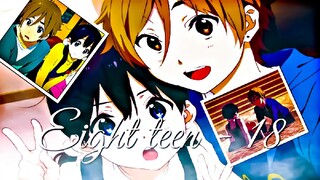 Eight teen - Tamako love story {Amv Typography}