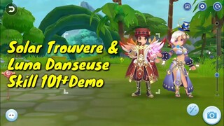 Ragnarok Mobile: Solar Trouvere & Luna Danseuse Skills 101+Demo