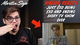 SINGER REACTS just EXO being EXO and ending every TV show ever | Martin Saja
