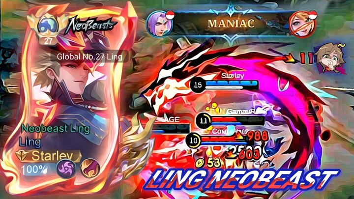 LING NEOBEAST MANIAC TANPA BUFF BIRU