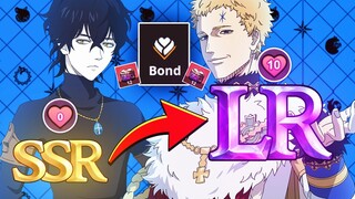 HOW TO *QUICKLY* GET UNITS UP TO LR! BOND SYSTEM GUIDE | Black Clover Mobile