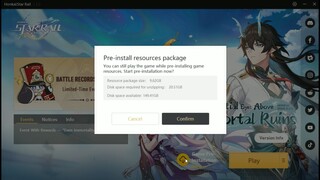 Total Size Pre-Update 1.3 Honkai Star Rail PC & Mobile