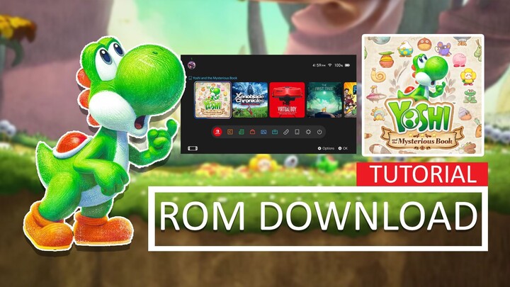 How to download Yoshi and the Mysterious Book Nintendo Switch 2 ROM