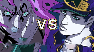 [AMV] Star Platinum VS Crimson King! Ratusan gambar! Jotaro VS Diablo!