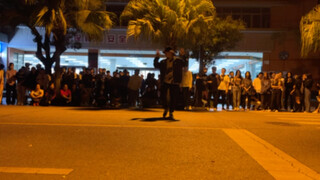 Berani menantang cadar Lao Zhang di roadshow universitas