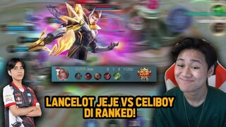 LANCELOT JEJE LAWAN CELIBOY DI RANKED! PAKE EMBLEM KILLING SPREE TETEP OP - Mobile Legends