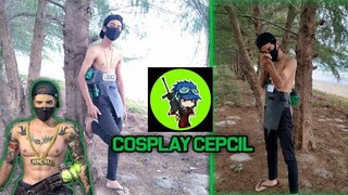 Cosplay set bundle CepciL FREEFIRE|dari bahan sederhana