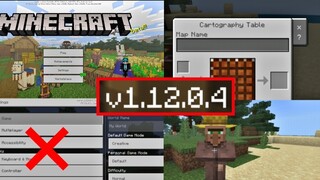 มาเเล้วMinecraft PE 1.12.0.4 เเก้บัคต่าง!! ลื่นขึ้น พื้นหลังเปลี่ยน