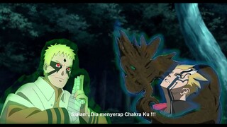 Naruto Tidak Lemah...Naruto menggunakan jutsu ini untuk menekan Momoshiki dari tubuh Boruto