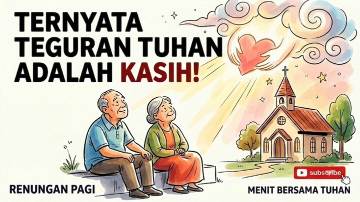 Renungan dan Doa Pagi 28 Agustus 2026: Ternyata Teguran Tuhan Adalah Kasih.