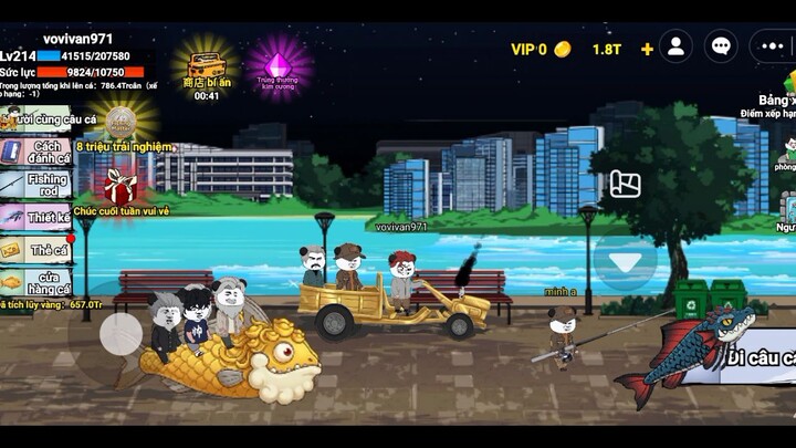 chơi câu cá vạn cân (video đầu tiên )