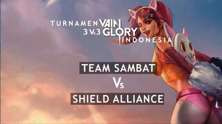 Turnamen Vainglory 2022 TEAM SAMBAT Vs SHIELD ALLIANCE M2 | No Commentator