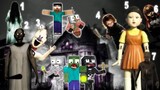 Monster School | Season 12 Ghosts Horror | Minecraft Animation