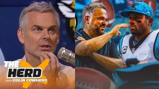 The Herd | Colin Cowherd on Baker Mayfield is to blame for Matt Rhule's firing, Panthers struggles