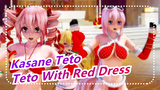 [Kasane Teto] [Super Real Light And Shadow MMD] Teto With Red Dress [Masket Bitch]