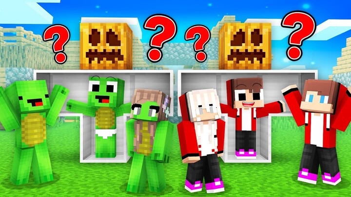 Baby Mikey and Baby JJ Hide Inside Golem To Prank Parents in Minecraft (Maizen)