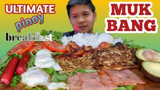 Unique ULTIMATE PINOY BREAKFAST | DILIS  HOT DOG,HAM,TORTANG TALONG.TOCINO etc.| MUKBANG