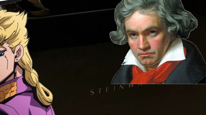 When JOJO wants to practice Beethoven......