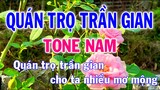 Karaoke Quán Trọ Trần Gian Tone Nam Nhạc Sống l Nhật Nguyễn