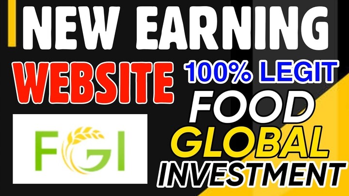 EARN ₱743.00 PESOS PROFIT FROM FGI | NEW EARNING SITE EARN PASSIVE INCOME!