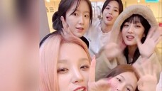 (G)I-DLE 220309 Live broadcast before practice