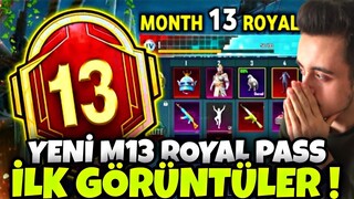 YENİ M13 ROYAL PASS İLK GÖRÜNTÜLER !! M13 RP 1-50 ÖDÜLLERİ !! M13 ROYAL PASS PUBG MOBİLE