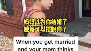 اعتقدت أمي أنها تستطيع التخلص منك إذا تزوجت.