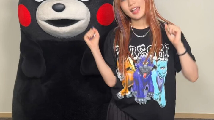 #YOASOBI_WANDARA# cùng khách mời đặc biệt #Kumamon# nhảy điệu "Tsubame" #YOASOBI_Tsubame# #YOASOBI# 