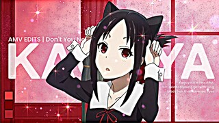 [AMV] Kaguya Sama Love Is War! - Shinomiya Kaguya - Don't you Need Somebody?