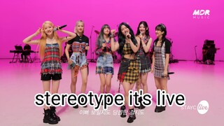 Stereotype it's live -stayc