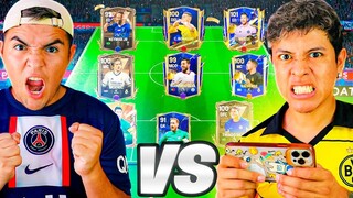 EDSON FBD vs RAMIRIN en PARTIDO ÉPICO en FC MOBILE 😱 *abrimos muchos sobres*