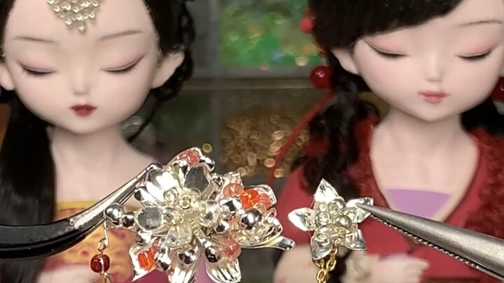 ทาสีตุ๊กตาปูนปลาสเตอร์เป็นจื่อเสวียนกับเสวี่ยเจี้ยน~