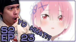 THAT'S CRAZYYY!!! | Re: Zero Season 2 Episode 23 (48) Reaction