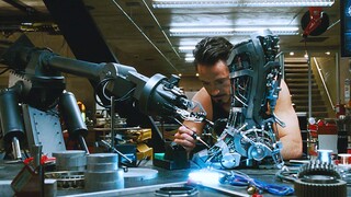 The one-armed robot that appears throughout the Iron Man series was actually Tony's creation when he