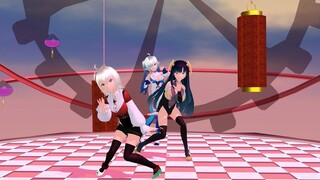 3 สาวฮีโร่สุดป่วน pixela legends - MMD Patchwork Staccato