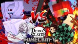 Hinokami Kagura vs Rui Family (+Tanjiro Water Breathing) Minecraft Fan Animation (Demon Slayer Mod)