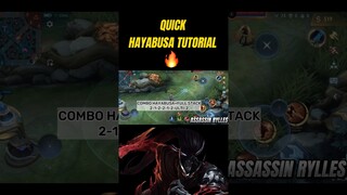 MASTER HAYABUSA BY WAtCHING THIS! #mobilelegends #mlbbph #mlbbid #mlbbindo #rylles #mlbb #hayabusa