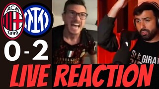 [UMILIATI] MILAN - INTER: 0-2 || LIVE REACTION feat STEVE