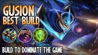 Gusion Best Build For 2021 | Top 1 Global Gusion Build | Gusion Gameplay - Mobile Legends: Bang Bang