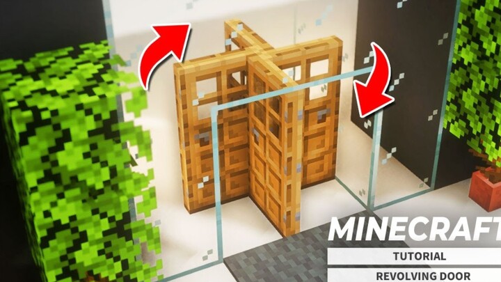 【Minecraft】自动旋转门的制作方法！（无需Mod）