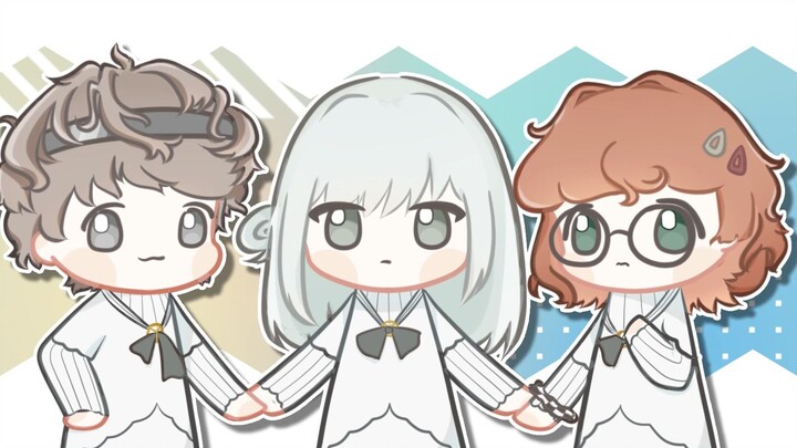 The secret video of the three little ones practicing singing~♪