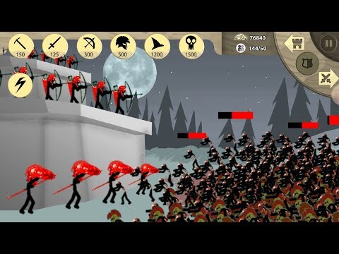 EPIC wall defense VS NIGHT 999 UNDEAD! | STICK WAR LEGACY